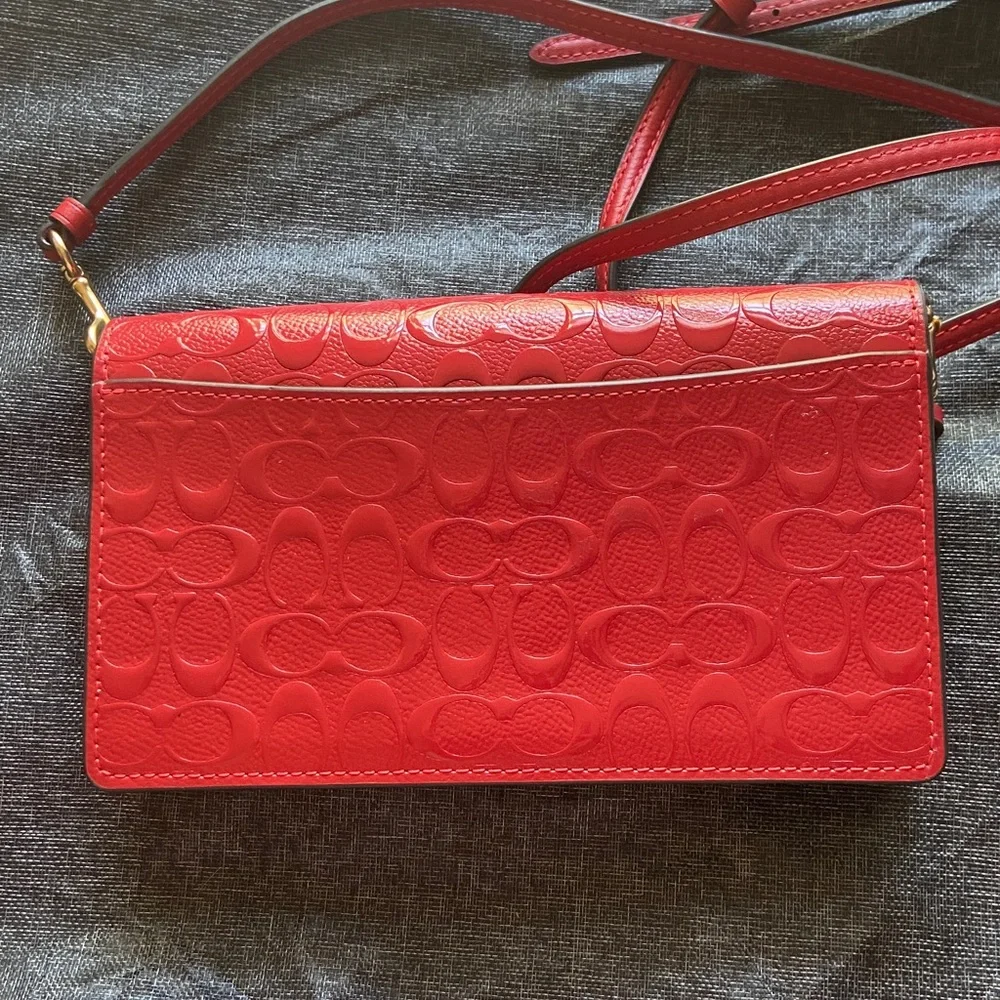 Coach Anna Foldover Crossbody Clutch EUC like new! - Picture 3 of 11